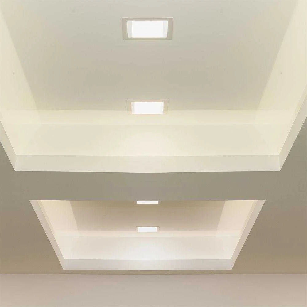 6W LED įleidžiama panelė, balta, 3000/4000/6500K, CREE LED chip