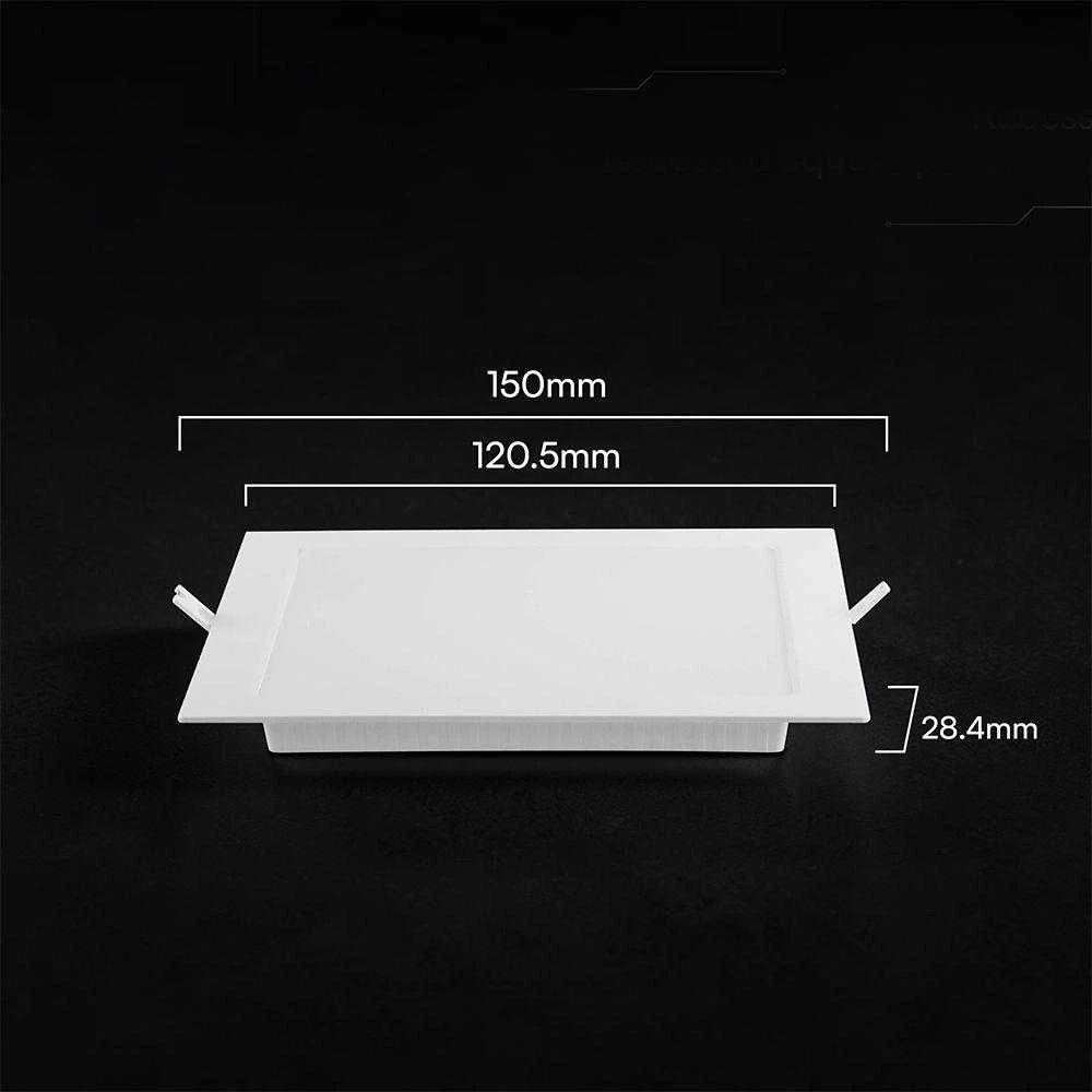 6W LED įleidžiama panelė, balta, 3000/4000/6500K, CREE LED chip