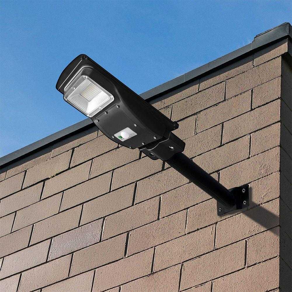 V-tac 6W LED gatvės šviestuvas su saulės baterija, juodas, 6000K
