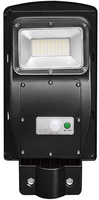 V-tac 6W LED gatvės šviestuvas su saulės baterija, juodas, 6000K