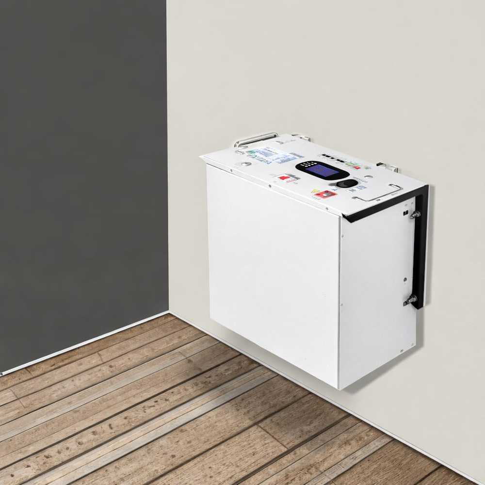 Magazyn bank energii V-TAC 9.6kWh 48V 200Ah LiFePO4 rack BMS obudowa balta VT-91600 10 lat gwarancji