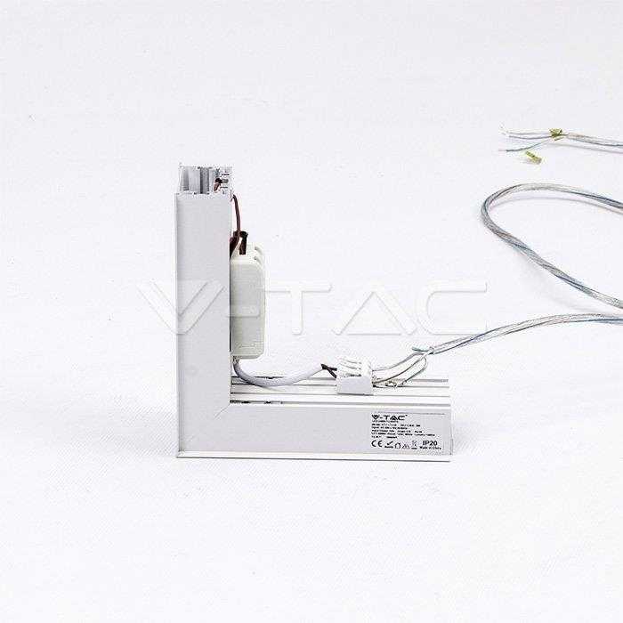 12W L formos jungtis, balta, išorinis kampas, 4000K (natūraliai balta), SAMSUNG LED chip