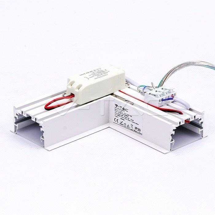 8W L formos jungtis, balta, 4000K, SAMSUNG LED chip