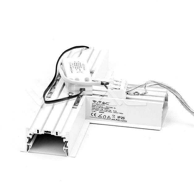 14W T formos jungtis, balta, 4000K (natūraliai balta), SAMSUNG LED chip