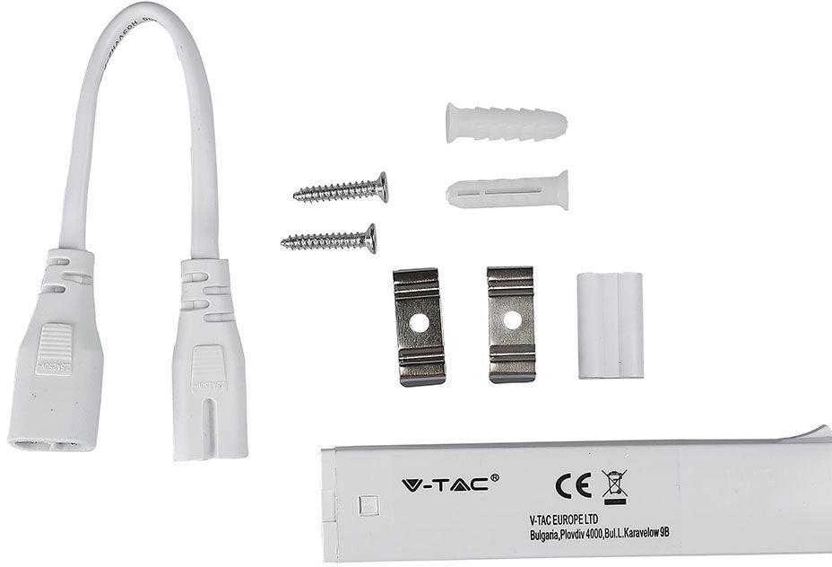 Lubinis šviestuvas 4W T5 šviestuvas, 30cm, baltas, 6500K, SAMSUNG LED chip