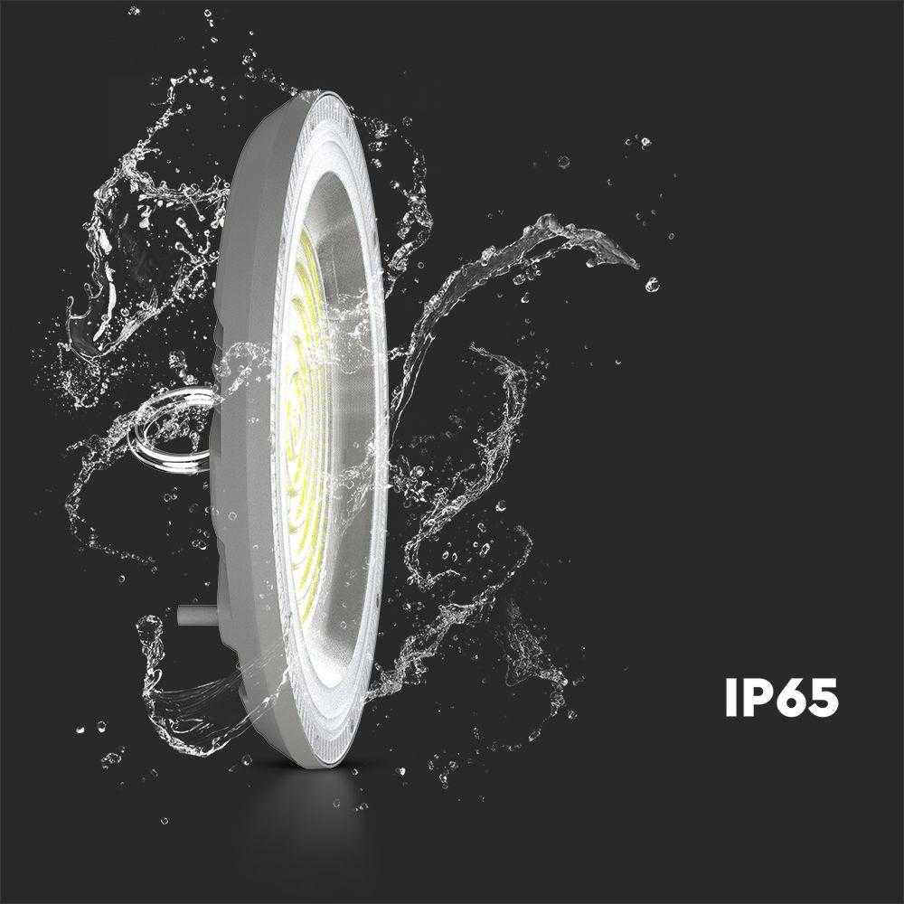 100W LED UFO sandėlio šviestuvas, pilkas, 3000/4000/6500K