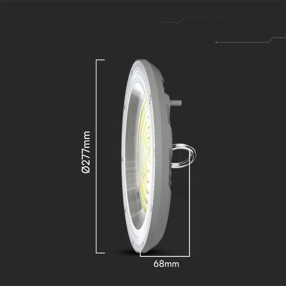V-tac 150W LED UFO sandėlio šviestuvas, pilkas, 3000/4000/6500K
