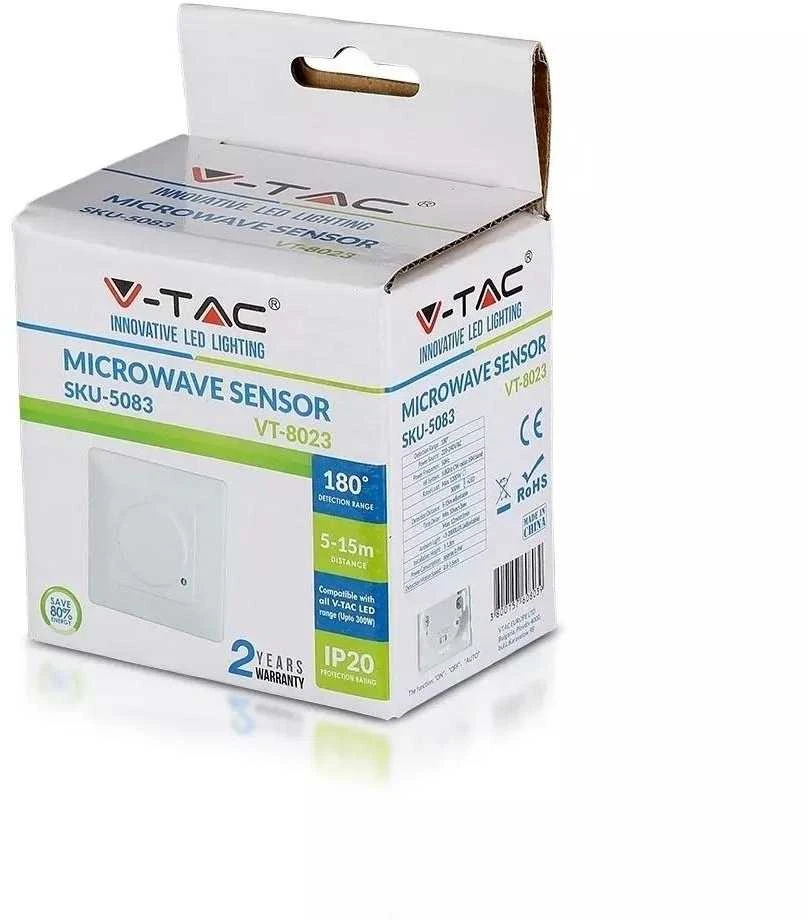 V-tac Įmontuojamas mikrobangų daviklis