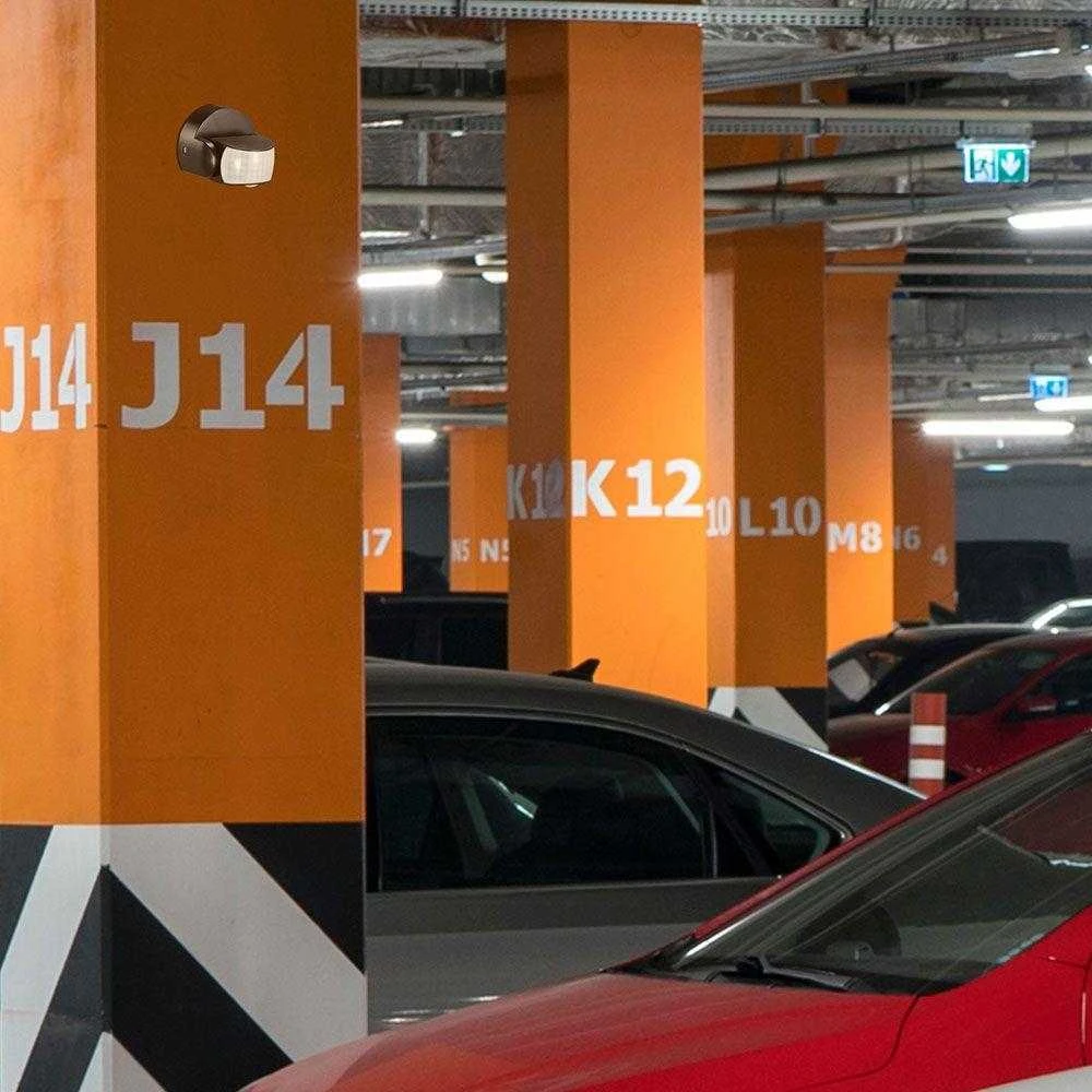 V-tac Paviršinis judesio daviklis, 360 laipsnių, IP65, juodas