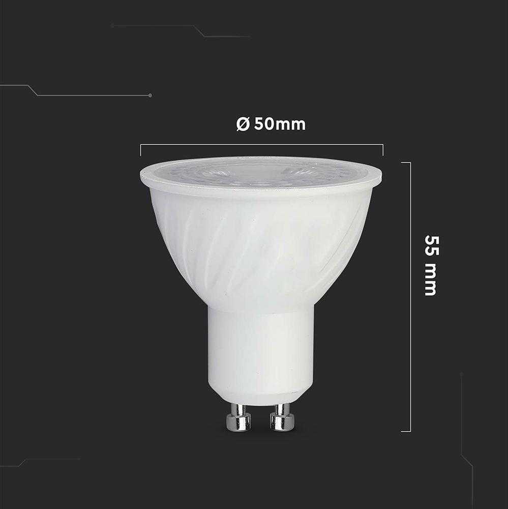 V-tac 6W LED lemputė, GU10, 4000K, 10°