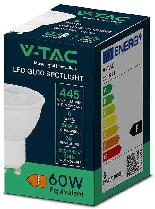 Samsung 6W LED lemputė, GU10, 6500K, 38°