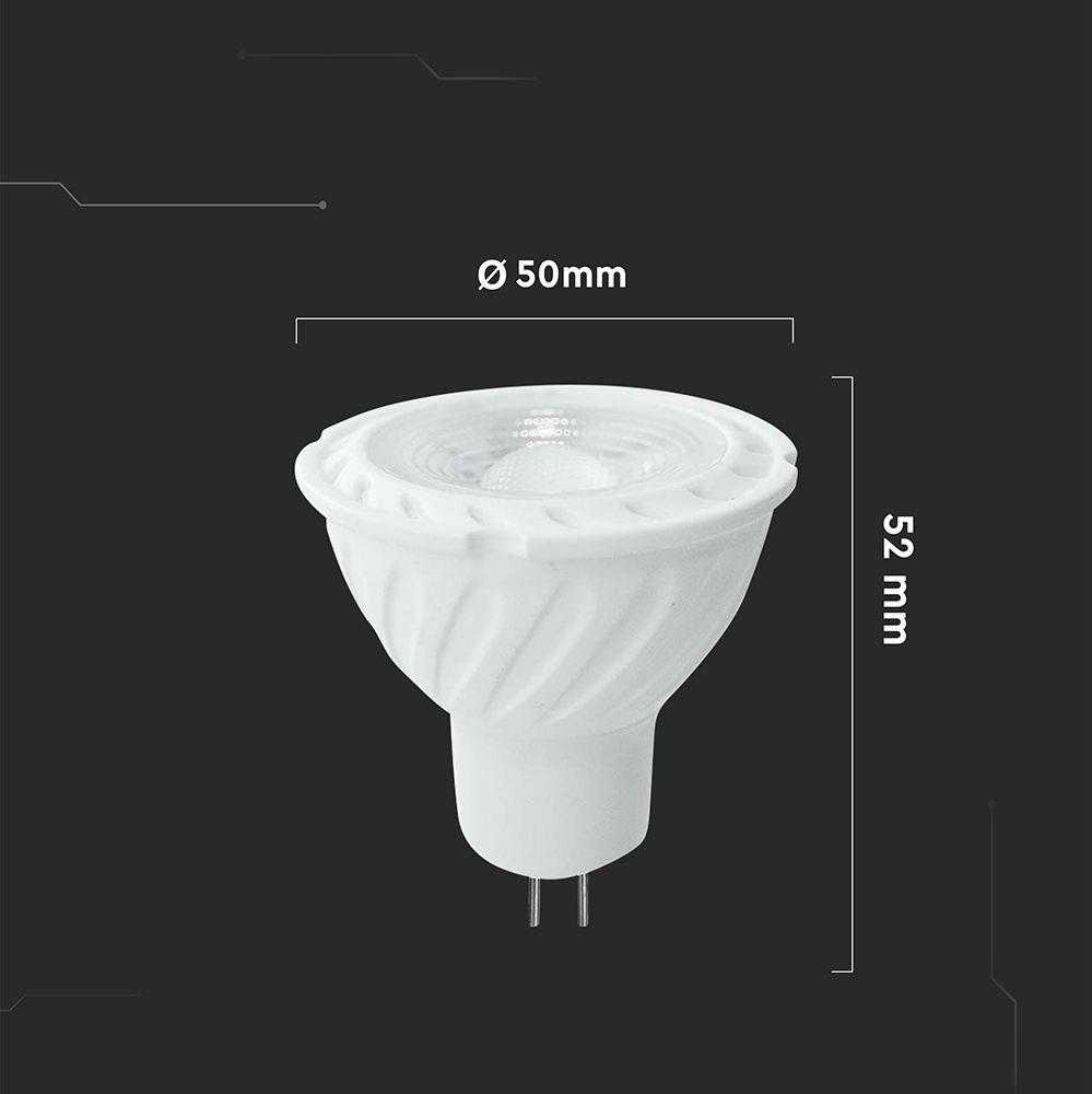 V-tac 6W LED lemputė, GU5.3, MR16, 4000K, 38°