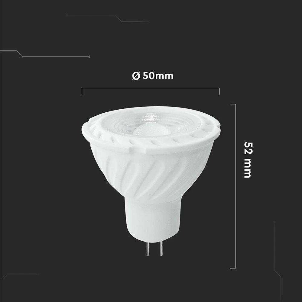 V-tac 6W LED lemputė, GU5.3, MR16, 3000K, 38°