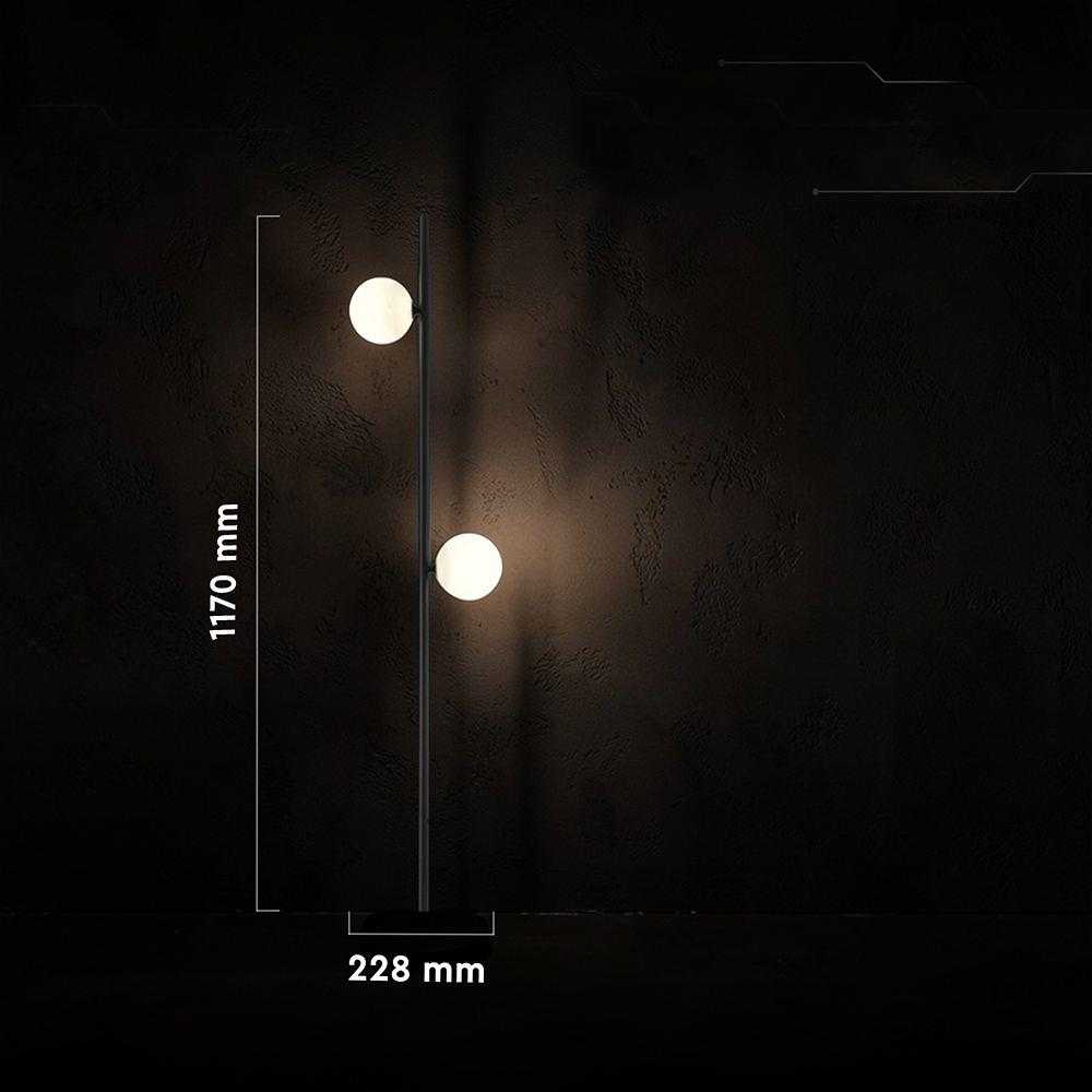 3W LED įsmeigiamas lauko šviestuvas, juodas, 3000K, 2vnt. pakuotėje
