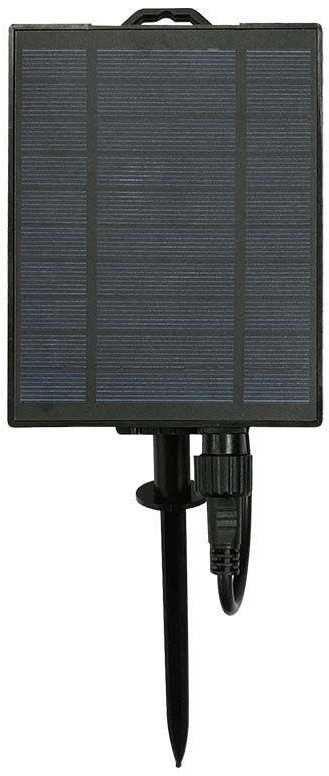 V-tac 3W LED girlianda su saulės baterija, 15 lempučių, 3000K, IP44