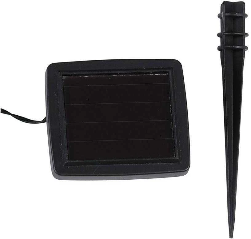 V-tac 1W lempučių juosta su saulės baterija, IP54. Laido ilgis 2m, 3000K (šiltai balta)