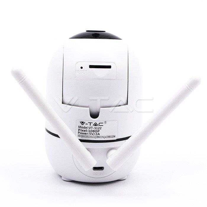 V-tac 1080p raiškos kamera WIFI, su EU jungtimi, IP20, su "auto-track" funkcija