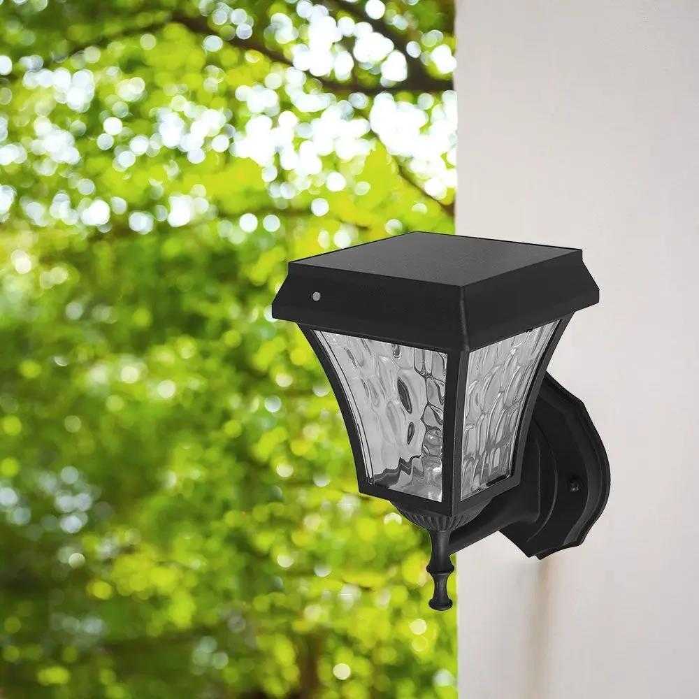 Sieninis šviestuvas V-tac 2W LED pastatomas lauko šviestuvas, juodas, su saulės baterija, IP44