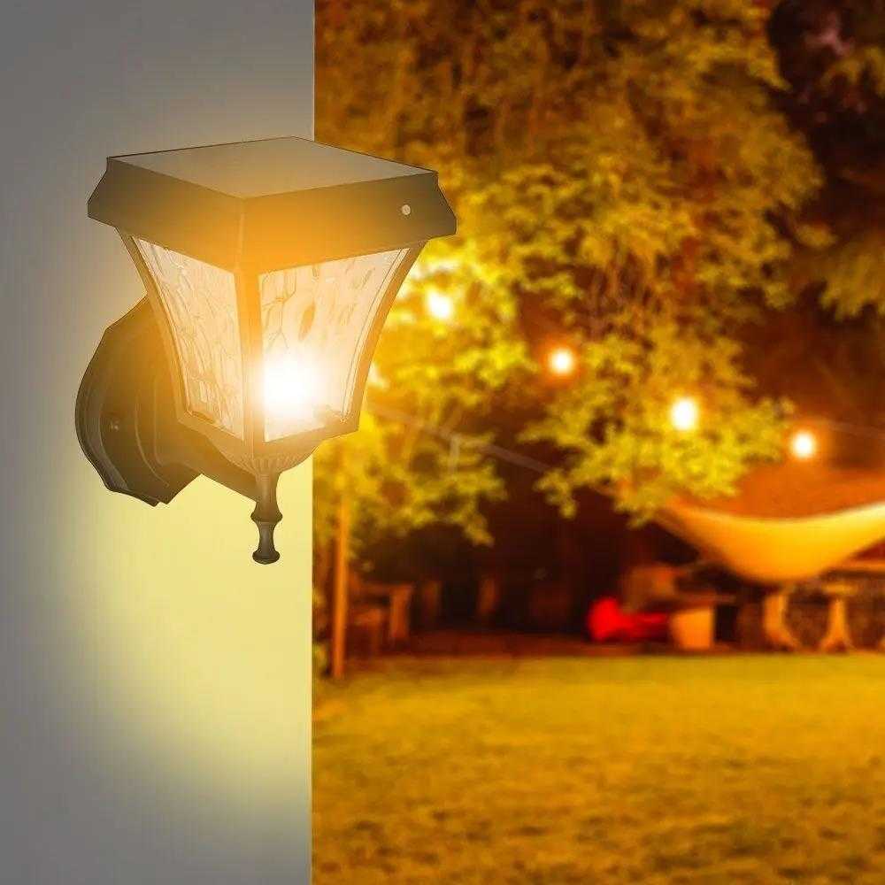 Sieninis šviestuvas V-tac 2W LED pastatomas lauko šviestuvas, juodas, su saulės baterija, IP44