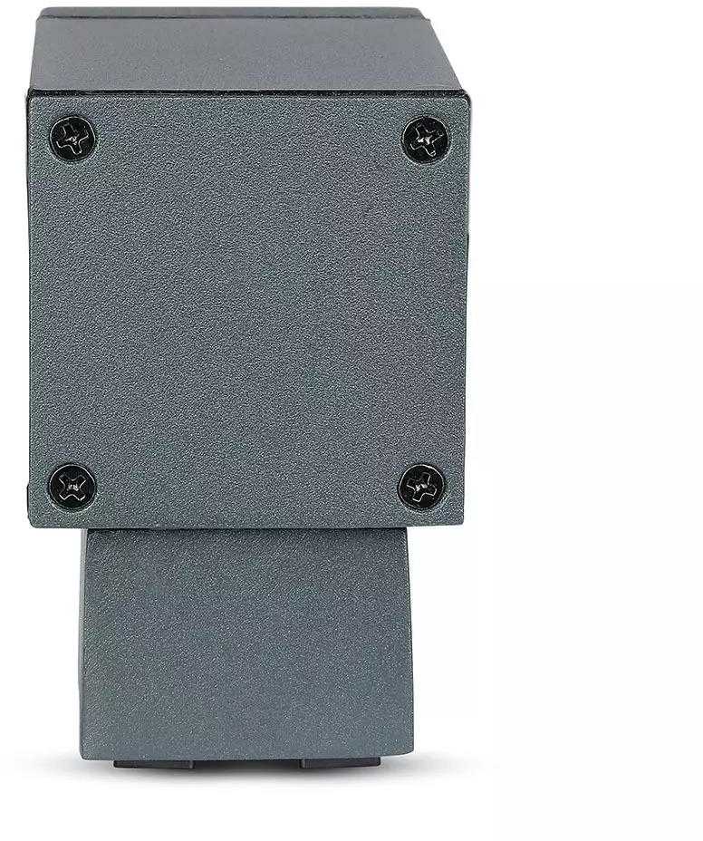 Lauko sieninis šviestuvas V-TAC, GU10, pilkas