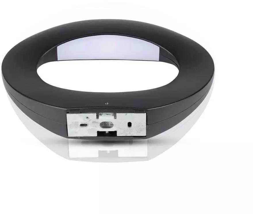 10W LED sieninis šviestuvas V-TAC, juodas, IP20, 3000K (šiltai balta)
