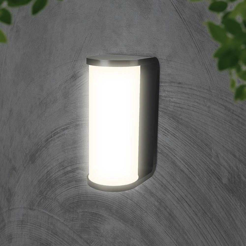Sieninis šviestuvas V-tac 12W LED sieninis fasado šviestuvas, juodas, 3000/4000/6500K, IP65