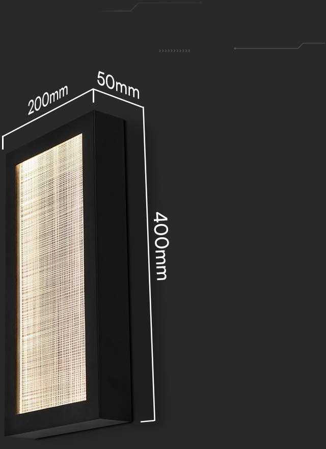 V-tac 20W LED sieninis šviestuvas, juodas, 3000K, IP65