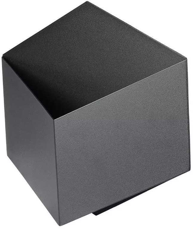 3W LED sieninis šviestuvas, Bridgelux chip, juodas, 4000K