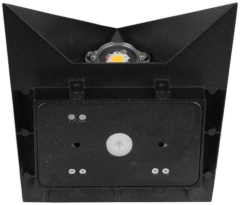V-tac 5W LED sieninis šviestuvas, juodas, 4000K