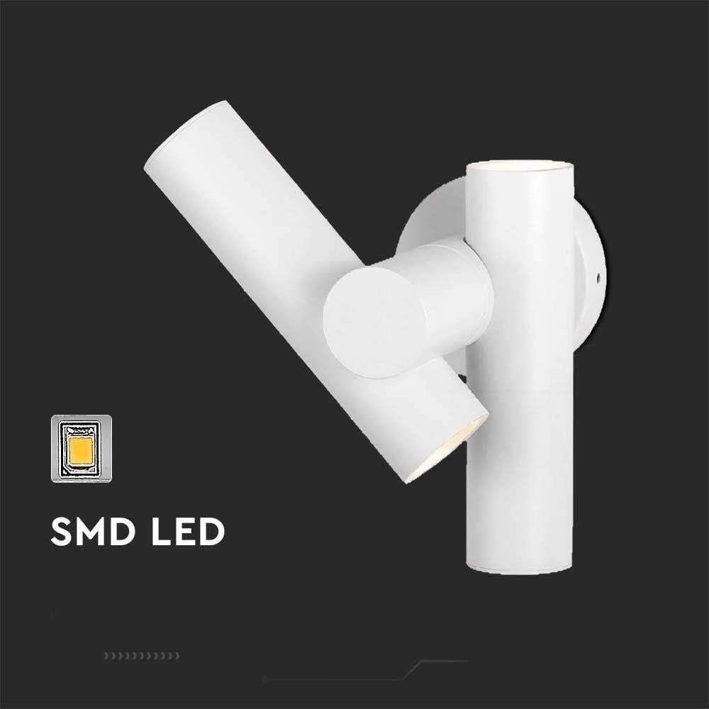 V-tac 6W LED sieninis šviestuvas, baltas, 3000K