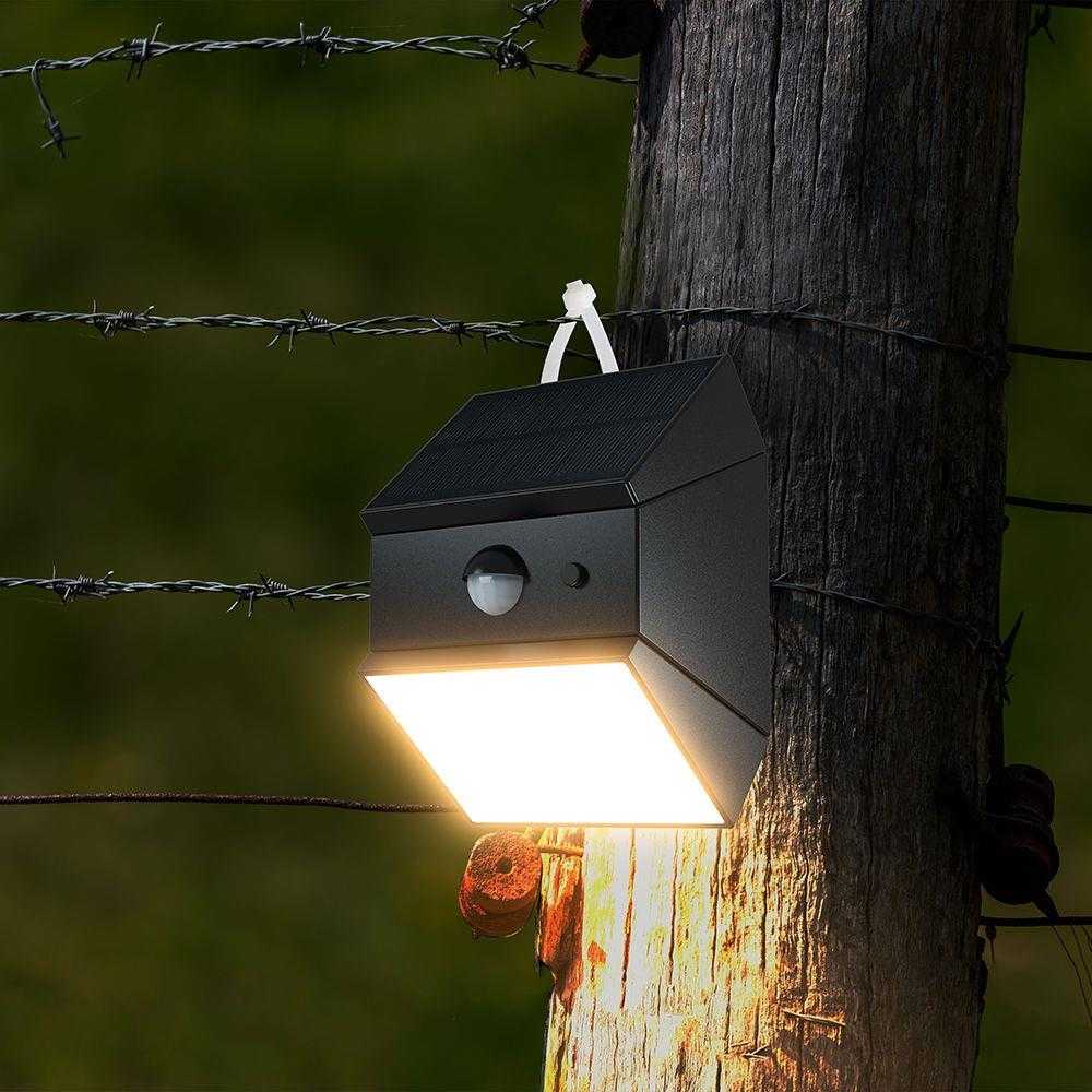 Sieninis šviestuvas V-tac 2,5W LED sieninis įkraunamas šviestuvas su saulės baterija ir judesio davikliu, baltas, 3000/4000/6000K, IP65