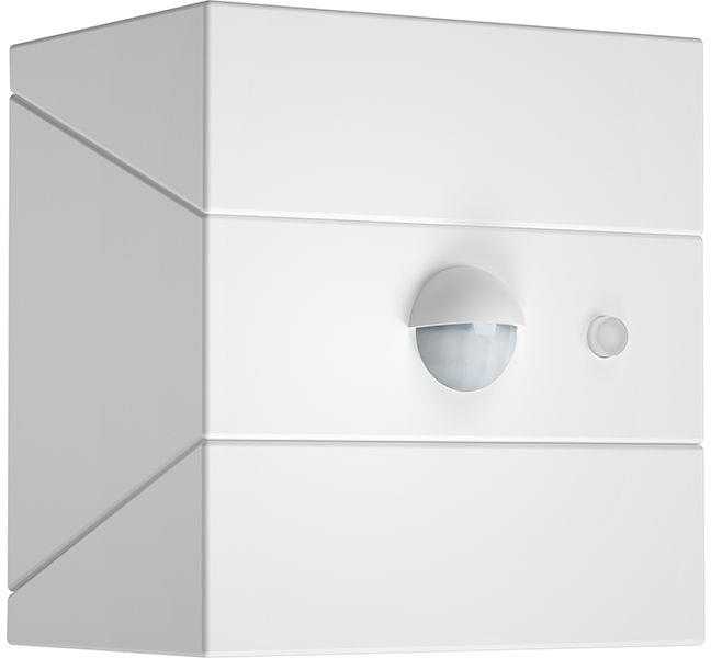 Sieninis šviestuvas V-tac 2,5W LED sieninis įkraunamas šviestuvas su saulės baterija ir judesio davikliu, baltas, 3000/4000/6000K, IP65