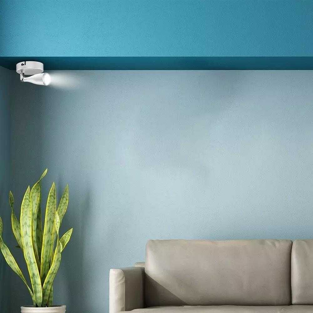 V-tac 4,5W LED sieninis šviestuvas, baltas, 3000K