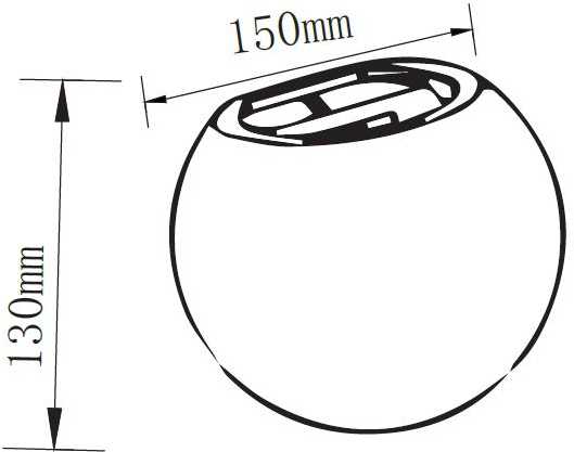 LED sieninis šviestuvas V-TAC, G9, apvalus, tamsiai pilkas, betoninis
