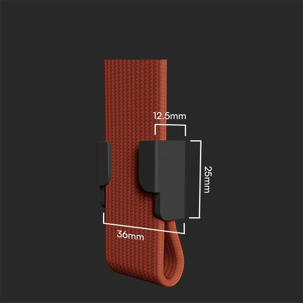 V-tac Magnetinio 48V dirželio dvigubas užbaigimas, juodas