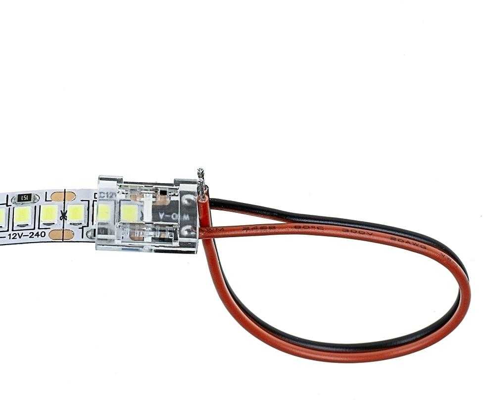 V-tac Skaidri jungtis didelio tankio arba 10mm LED COB juostai, 5A, 0-36V, IP20