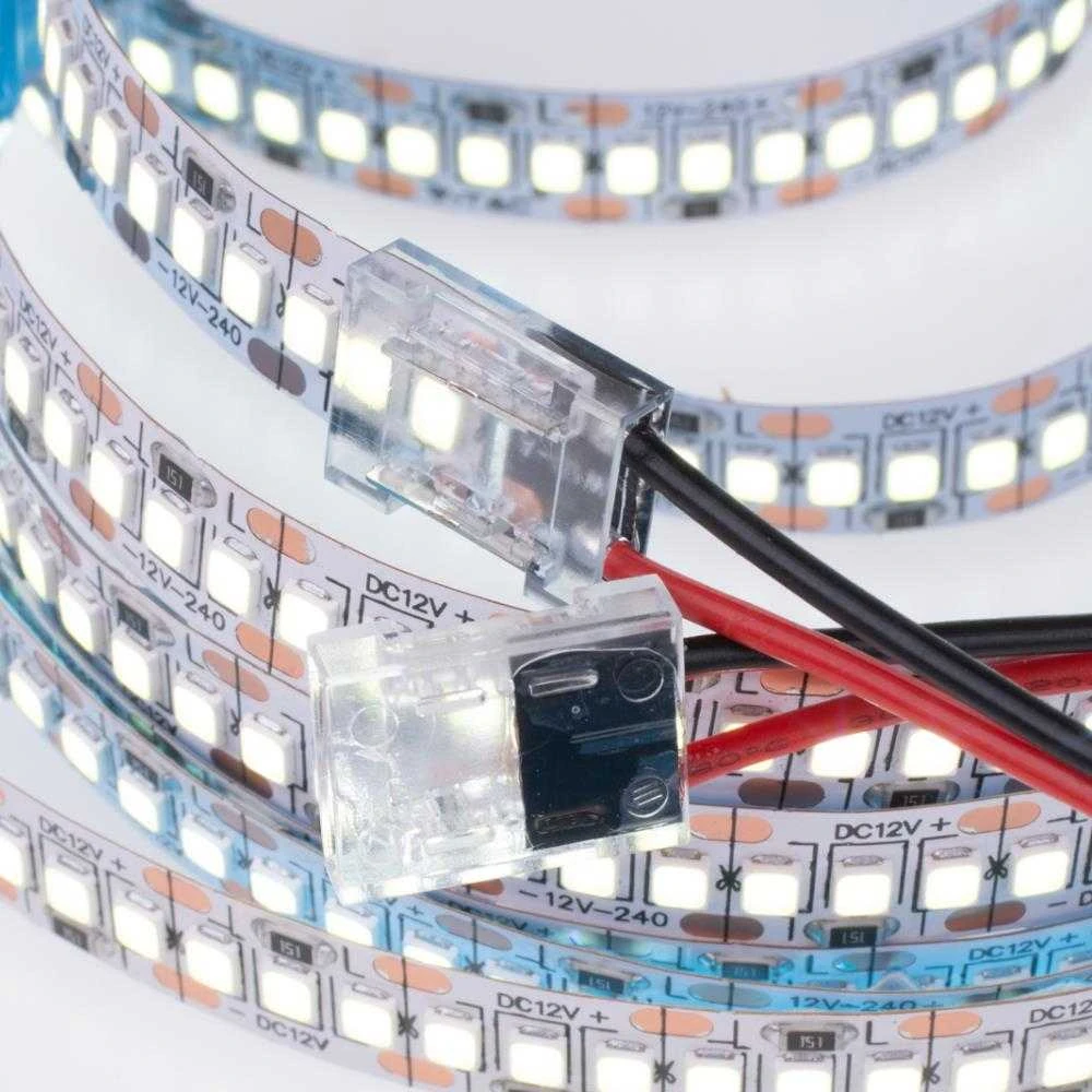 V-tac Skaidri jungtis didelio tankio arba 10mm LED COB juostoms, 5A, 0-36V, IP20