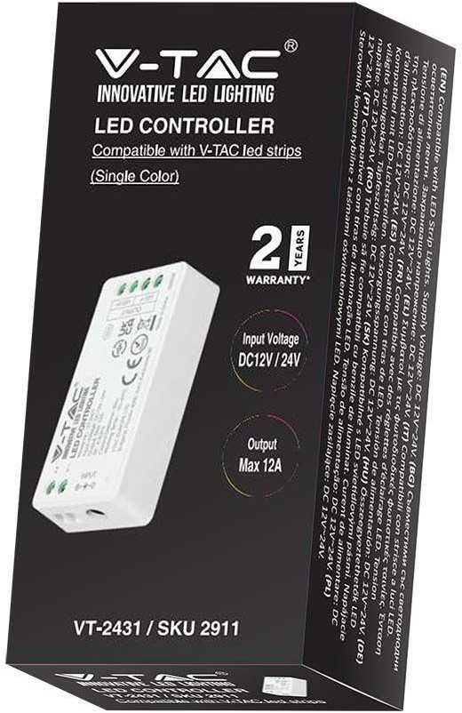 V-tac LED juostos WIFI valdiklis, skirtas vienos spalvos juostai