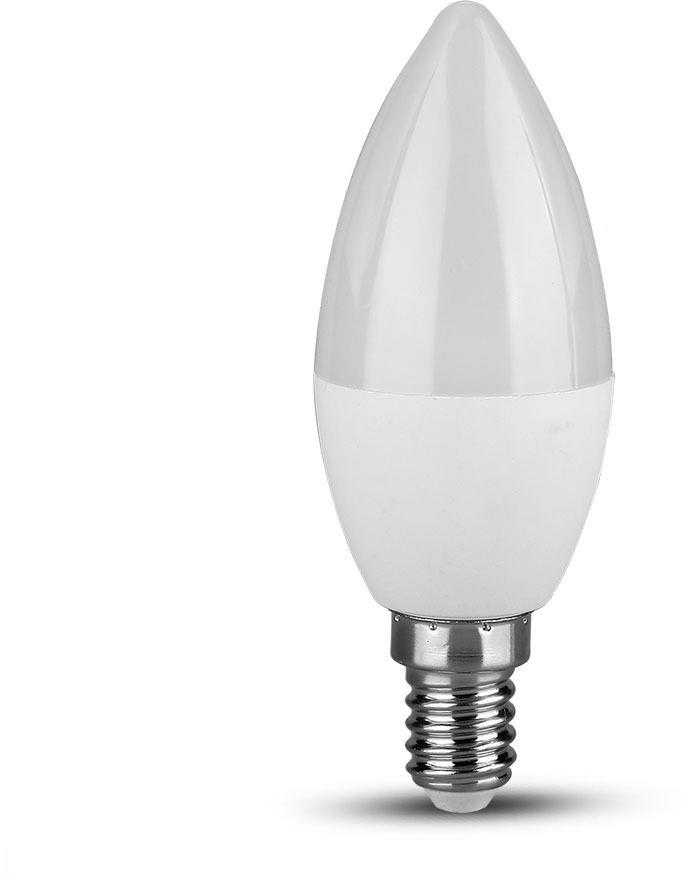 V-tac 6,5W LED lemputė, E14, žvakės formos, 6500K, 180°