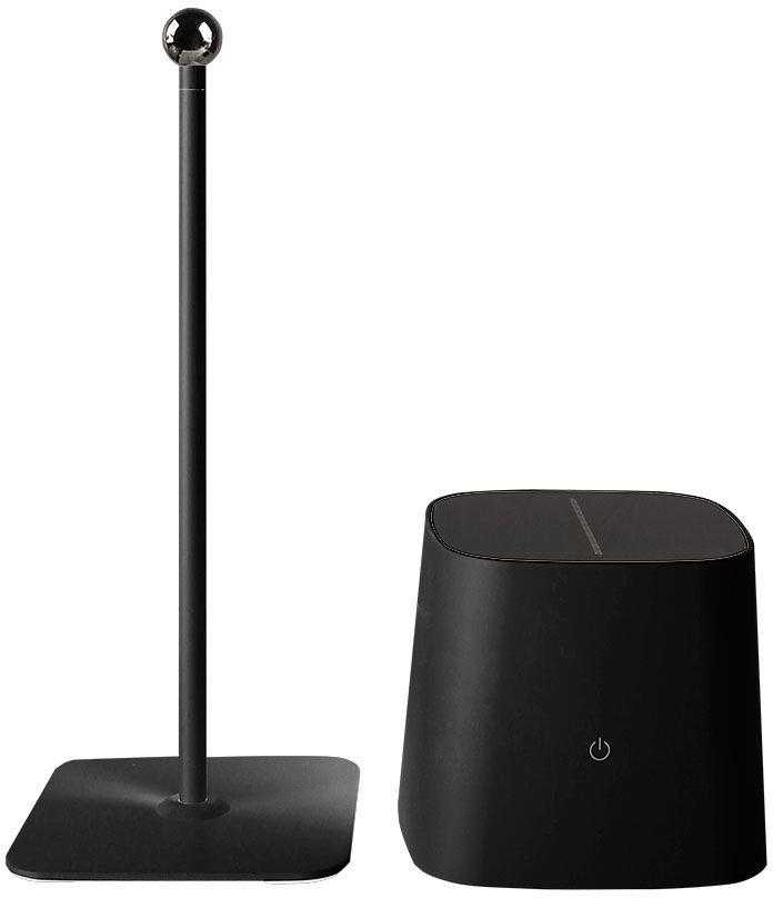 V-tac 5W LED įkraunamas stalo šviestuvas su saulės baterija, juodas, 3000-6000K, dimeriuojamas, IP65
