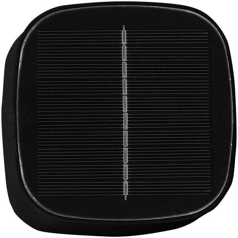 V-tac 5W LED įkraunamas stalo šviestuvas su saulės baterija, juodas, 3000-6000K, dimeriuojamas, IP65