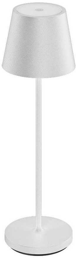 V-tac 1,5W LED įkraunamas stalo šviestuvas, baltas, 3000K, dimeriuojamas, IP54