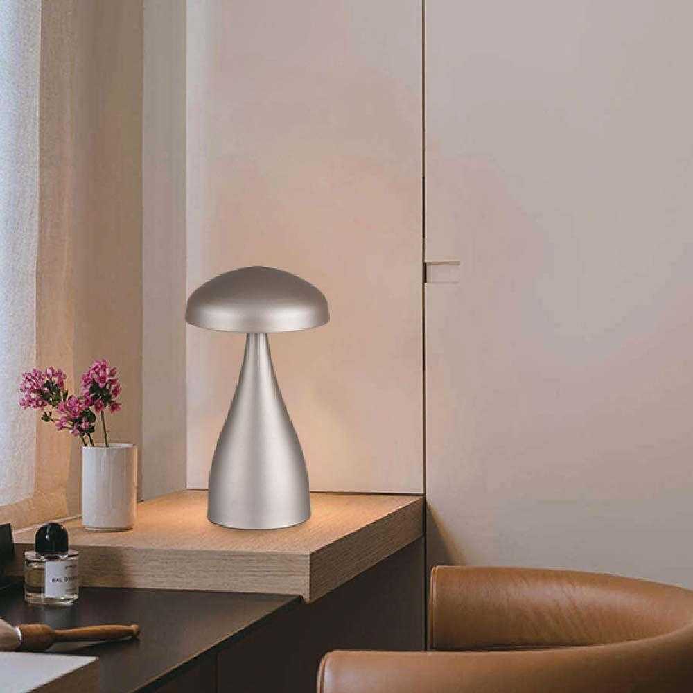 V-tac 1W LED įkraunamas stalinis šviestuvas, šampano sp., 3000/6000K, dimeriuojamas
