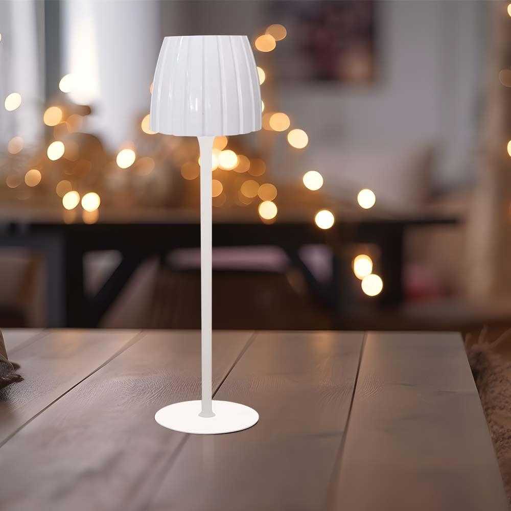 V-tac 2,7W LED įkraunamas stalo šviestuvas, baltas, 3000/4000/6000K, dimeriuojamas