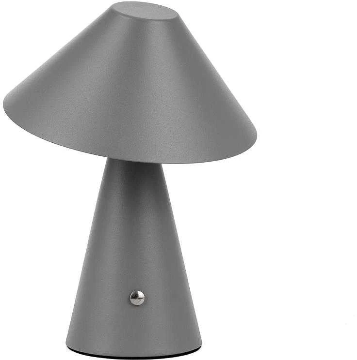 V-tac 3W LED įkraunamas stalinis šviestuvas, pilkas, 3000/6000K, dimeriuojamas