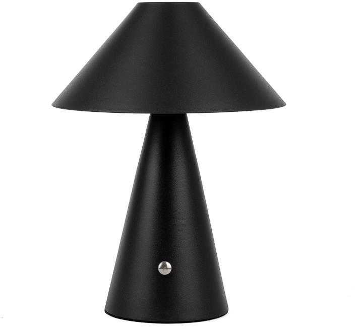 V-tac 3W LED įkraunamas stalinis šviestuvas, juodas, 3000/6000K, dimeriuojamas