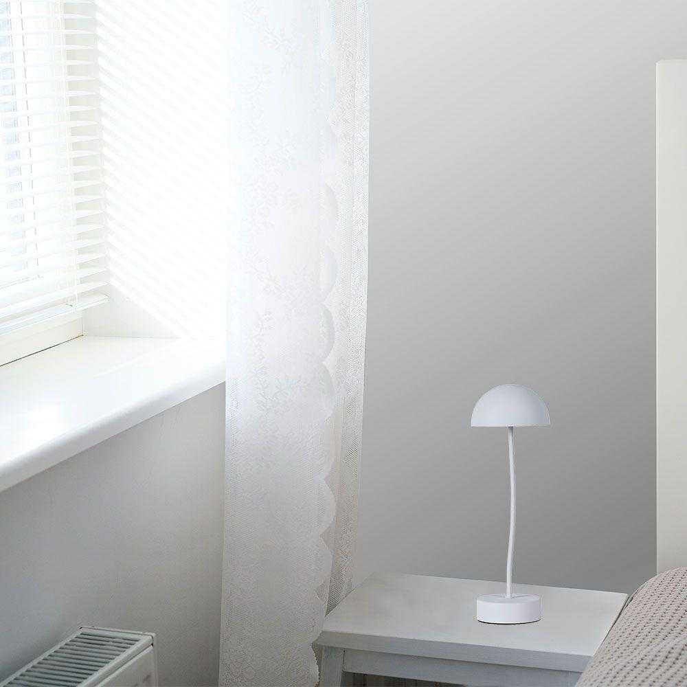 V-tac 3W LED įkraunamas stalo šviestuvas, baltas, 3000K, dimeriuojamas