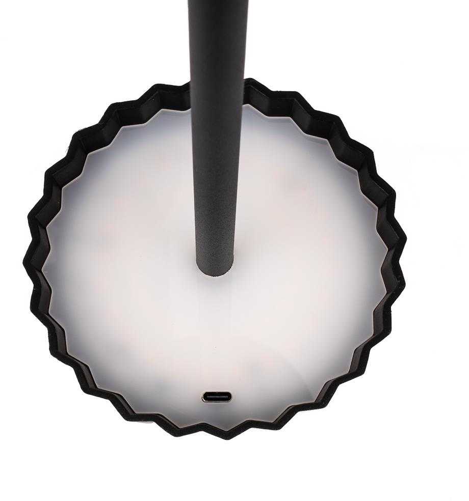 V-tac 1,5W LED įkraunamas stalo šviestuvas, juodas, 3000-6000K, dimeriuojamas