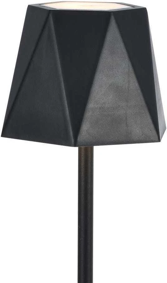 V-tac 1,5W LED įkraunamas stalo šviestuvas, juodas, 3000-6000K, dimeriuojamas