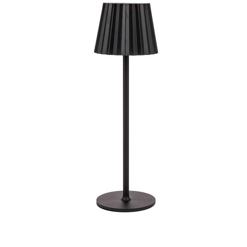 V-tac 1,5W LED įkraunamas stalo šviestuvas, juodas, 3000-6000K, dimeriuojamas